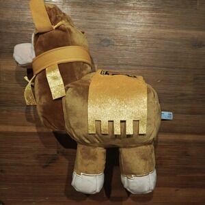 Minecraft 10th Anniversary Gold Llama Plush Toy by JINX 12" RARE stuffie plushie